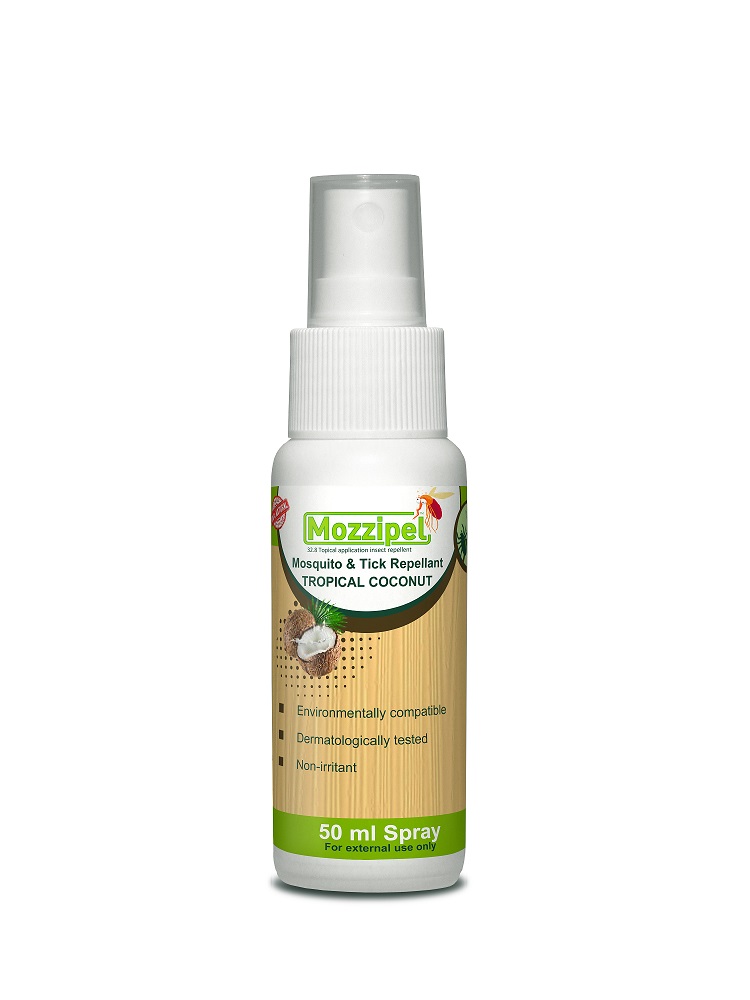 Mozzipel 50ml Spray - Tropical Coconut